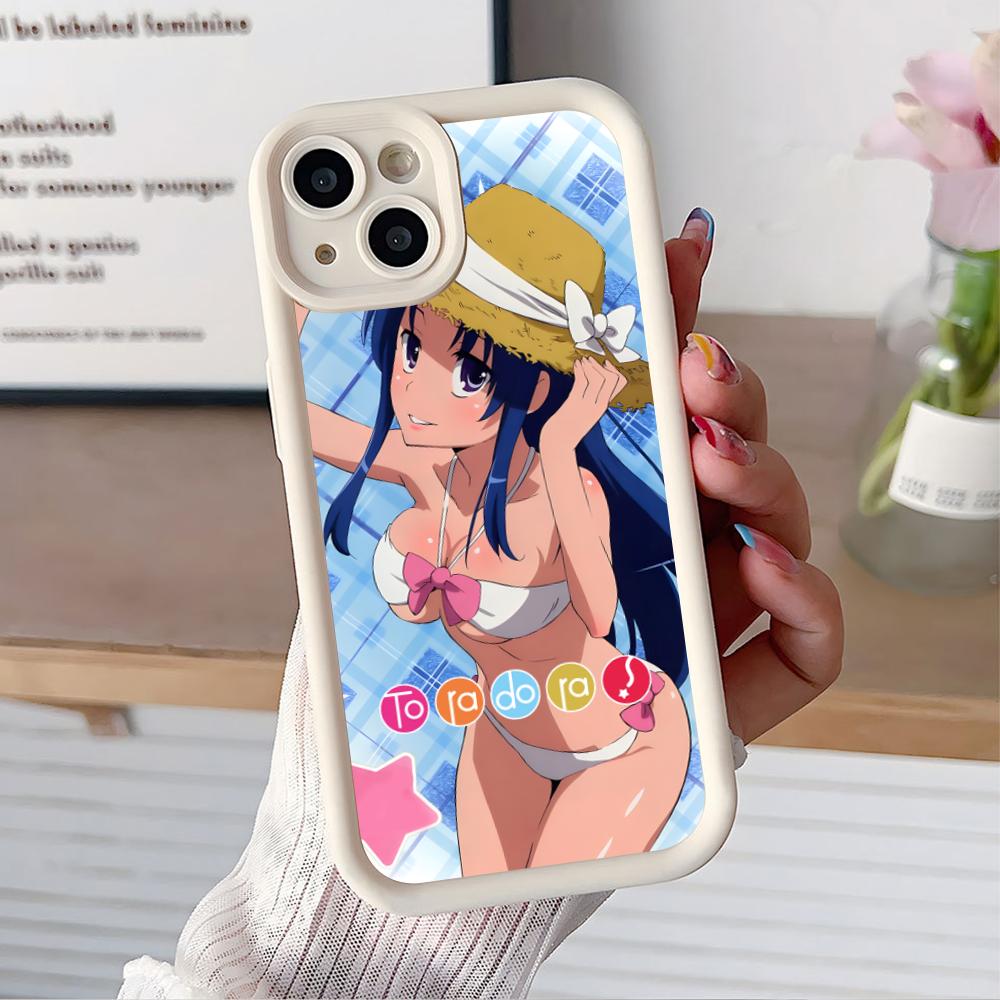 Toradora Kawashima Mobile Phone Case for iPhone 17 16 15 14 13 12 11 Air Pro Max Plus Thicken TPU Colorful Cover Cover Pretty