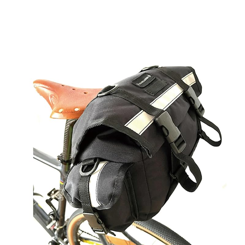 Carradice Cambria Lightweight Bicycle Saddle Black Bag,
