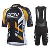 2023 Rcn Team Cyklistický dres s krátkým rukávem Prodyšný Mtb Maillot Ciclismo Outdoor Sports Bib Kalt Letní cyklistické oblečení