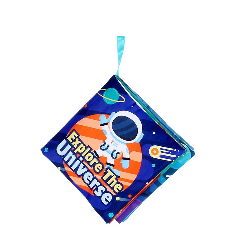 

Детская моющаяся мягкая тканевая книга для раннего обучения, темы: фрукты, еда, цифры Universe