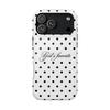 Custodia per telefono di lusso Clmj a pois Gesù ti ama per iPhone 17 16 15 14 13 12 11 X XS Air Pro Max Plus Copertura Posteriore a Doppio Strato