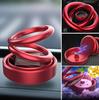 Solar Energy Car Air Freshener Double Ring Rotating Aluminum Alloy Car Aromatherapy Car Perfume