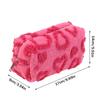 Plush Makeup Bags Soft Travel Cosmetic Storage Bag Portable Love Print Organizer Pencil Case Cute Clutch Pouch