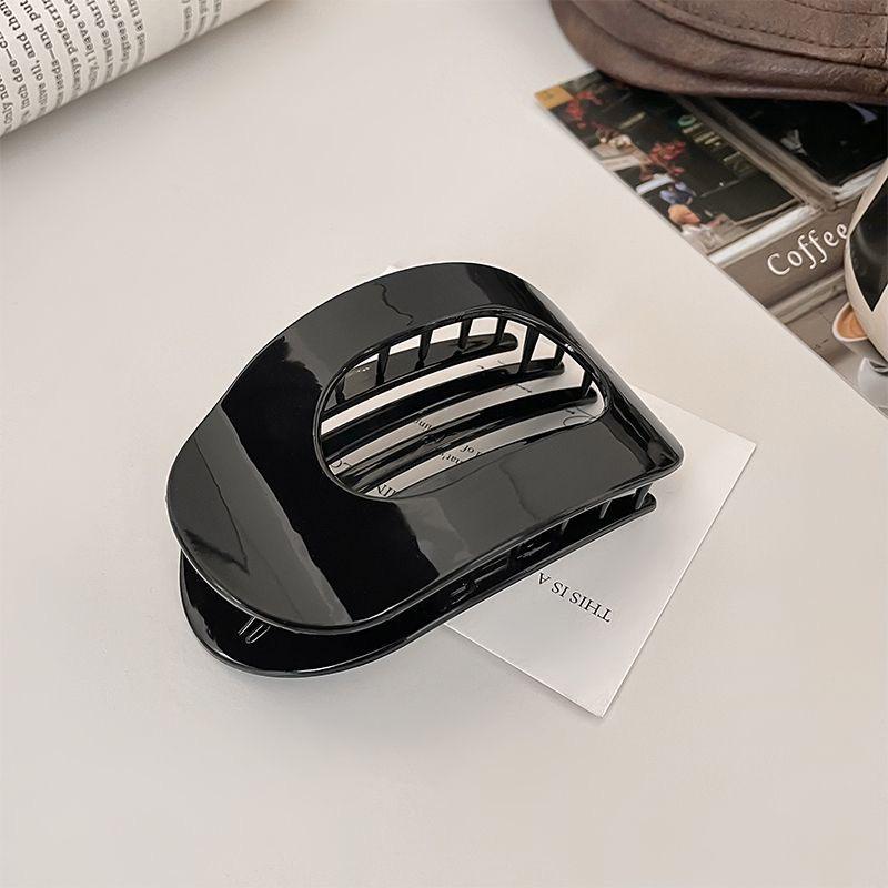 Mattierter ovaler matter Entenschnabel-Haarclip