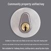 12-Pack Universal Lock Cylinder Keys for Utility and Fire Doors