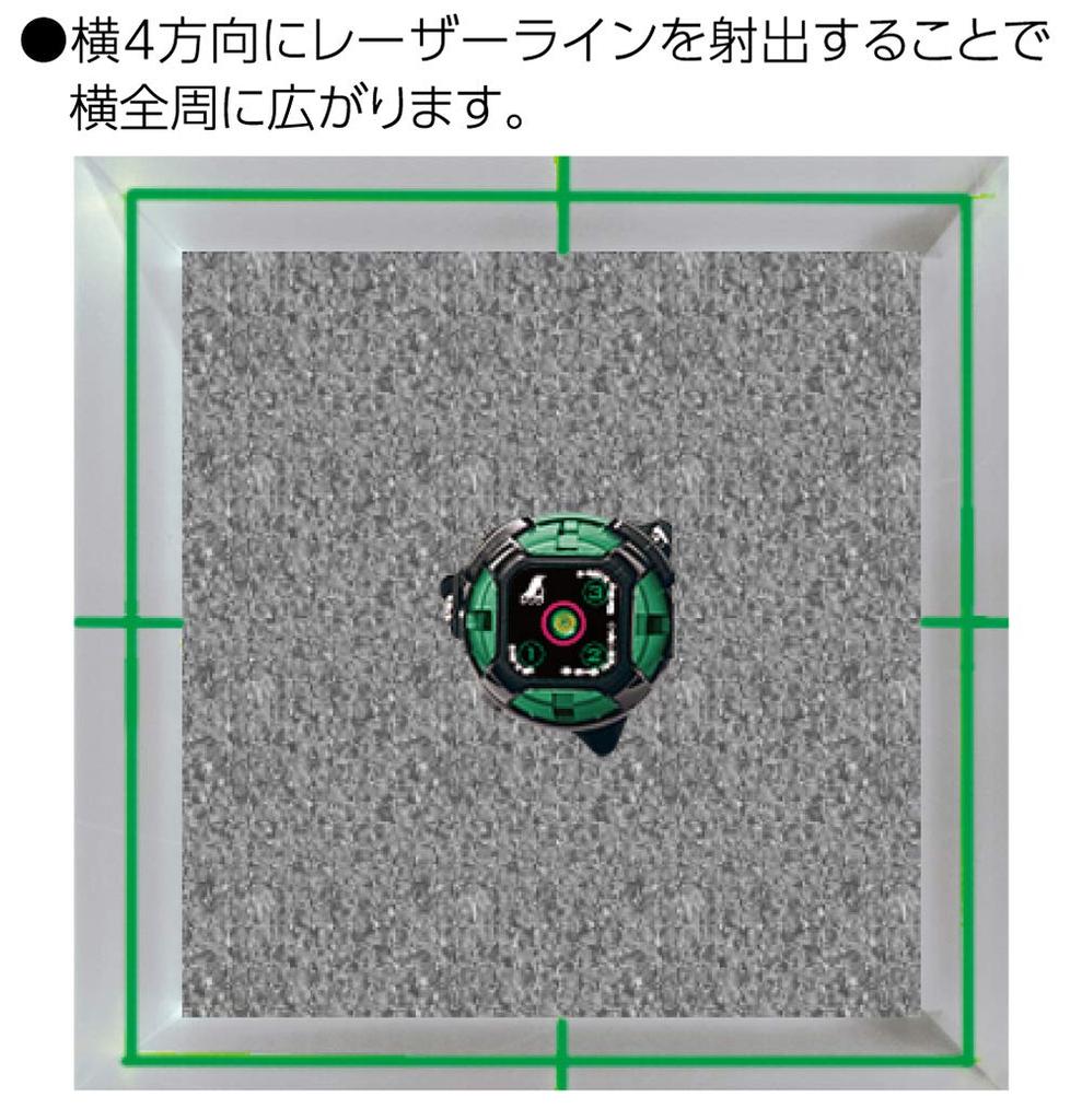 Shinwa Sokutei Laser Marker Laser Robo Green LASER ROBO GREEN Neo 31 AR BRIGHT Vertical Horizontal All Around Large Rectangle Ground Marking 78278 / /