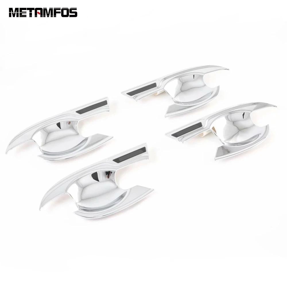 Car Accessories For Nissan Navara NP300 ST 2015- 2024 2025 Chrome Exterior Side Door Handle Bowl Cover Trim Protection Cap