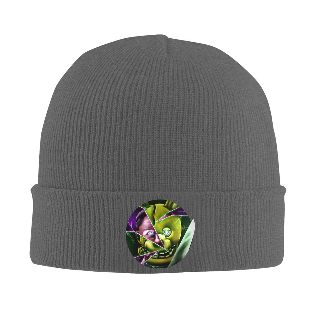 FNAF MOVIE William Afton Springtrap Beanie Hats Bonnet Hats Male Vintage Kpop Skullies Beanies Autumn Custom Head Wrap Caps