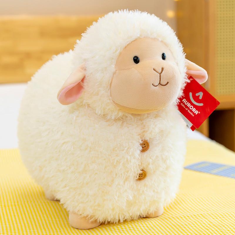 Plush Lamb Soft Toy With Hand Warmer For Kids Gift And Bedroom Decor