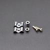 2Set Guitar String Trees String Retainer Guides With Spacer Screw With Strat Tele Style Electric Guitar Bass Parts Replacement