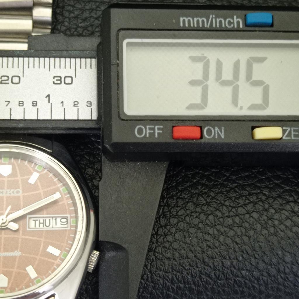 GENUINE VINTAGE SEIKO AUTOMATIC JAPAN 7S26A MENS BROWN DIAL WATCH a702414-5 R124-a702414