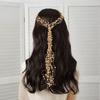 Guirlanda de Borla com Contas Multicamadas Headpiece de Borla de Pérola Feito à Mão Videira de Cabelo de Pérola de Cristal Casamento