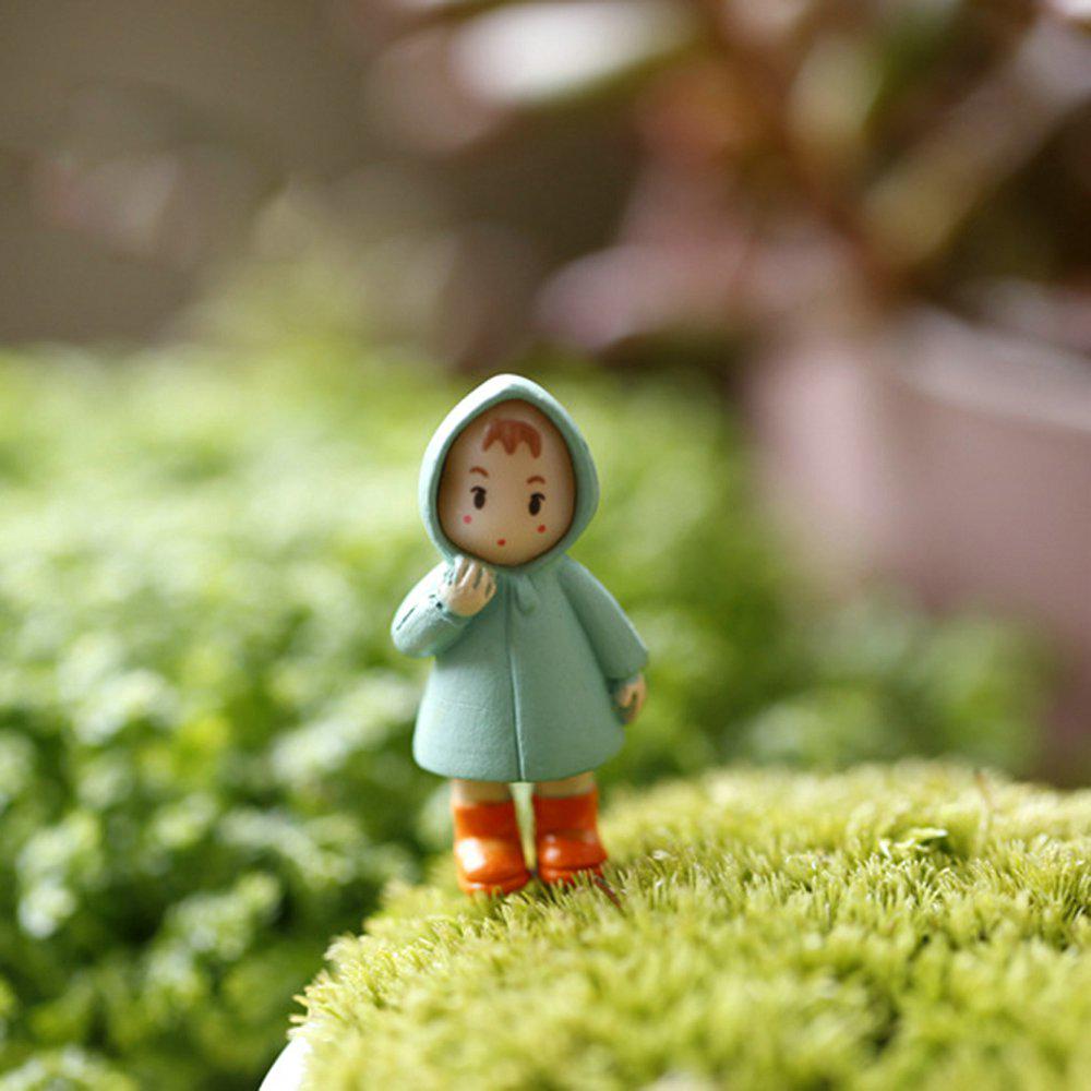 

1PCS Симпатичные мини фигурки Миниатюрная девушка смолы Ремесел Орнамент Фея сад гномы