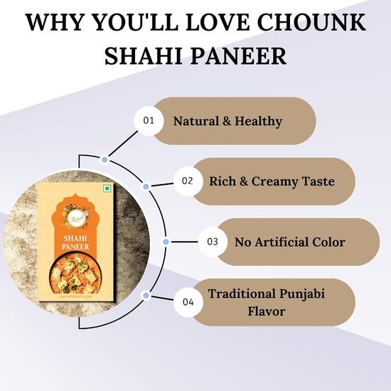Chounk Shahi Paneer Masala – 100g (Pack of 2) | for Delicious & Flavourful Cooking | Easy To Cook | Ready Masala | Blended Spice Mix