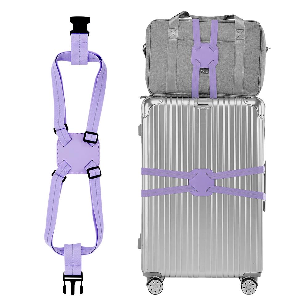 Elastic Luggage Straps for Cross-Packing and Reinforcement