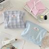 Fashion Plaid Cosmetic Bag Portable Travel Toiletry Bag Women Large Capacity Zipper Make Up Organizer Makeup Storage Bag
