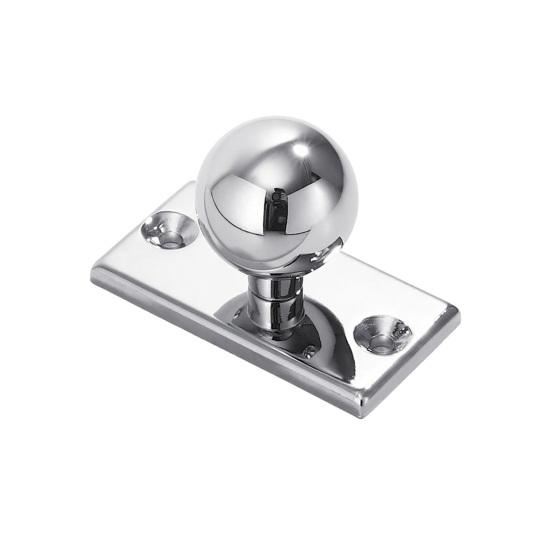 Door Knobs Polished Chrome Finish Zinc Alloy Interior Door Handle Decorative Non-Latching Drawers Cabinets Handle