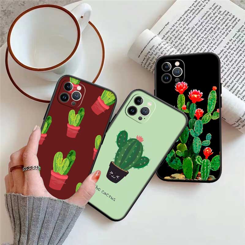 RE63 Watercolour Cacti And Succulent Phone Case for Samsung Galaxy S20 S21 S22 Ultra FE + Plus A21S A22 A24 A25 A26 A30 A30S A31