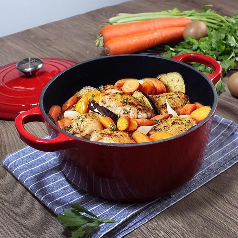 VISIONS Enamel Cast Iron Stockpot