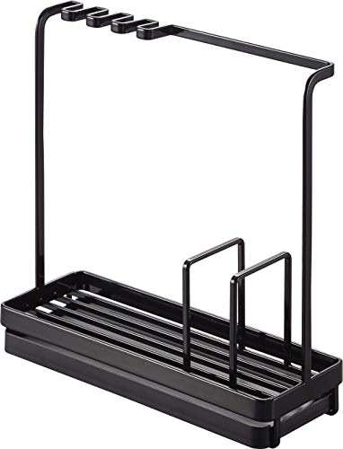 Yamazaki 4994 Sponge & Cleaning Tool Stand, Black,