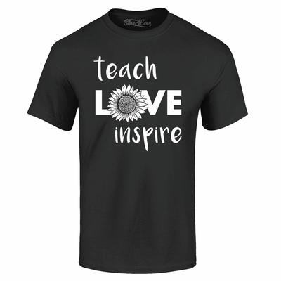 Leer Liefde Inspireer T-shirt Leraar Shirts