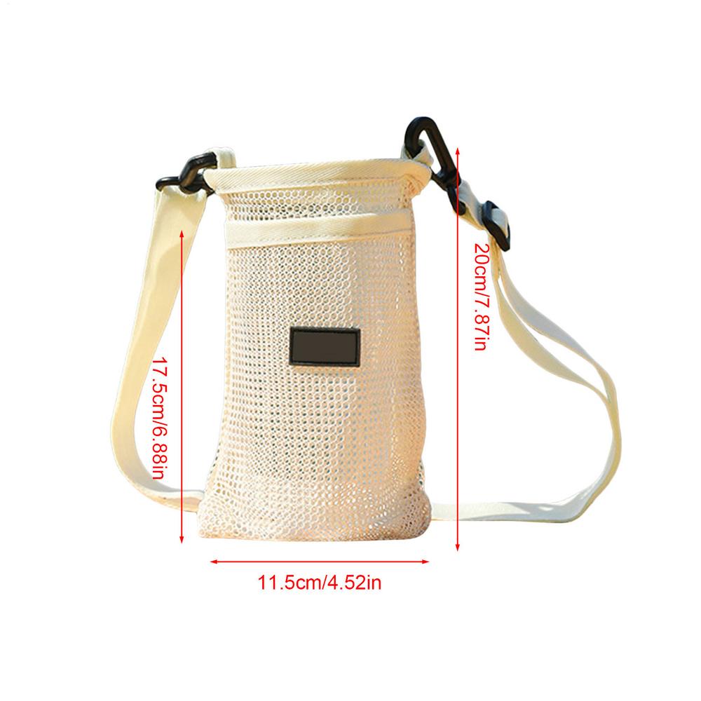 Water Bottle Bag Water Bottle Pouch With Strap Fashionable Sleeve With Adjustable Rope For Workout Shopping Road Trip Camping