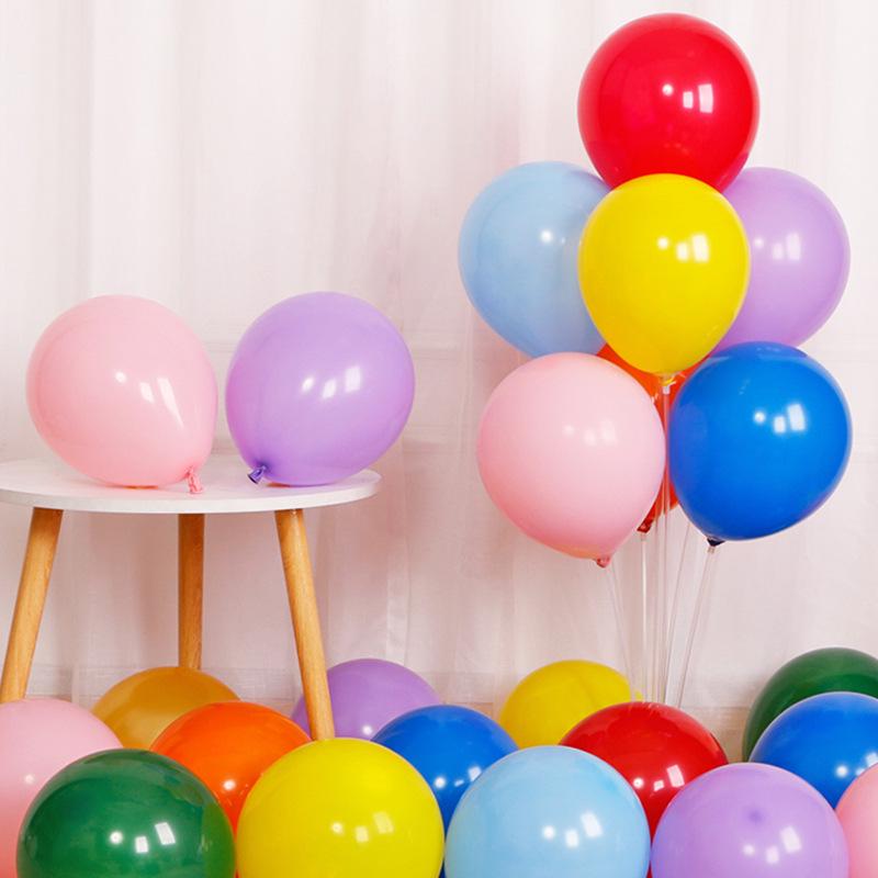 Thickened 10-Inch Matte Balloons - 1,000 Pieces for Weddings & Birthdays