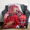 Arsenal Football Player Blanket Comfortable Suitable for Chair Couch Office Chair for All Seasons Stylish Decor Perfect Gift for Relatives and Friends