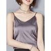 V-neck Loose Satin Suspension Vest V Neck Loose Satin Camisole Outer and Inner Wear