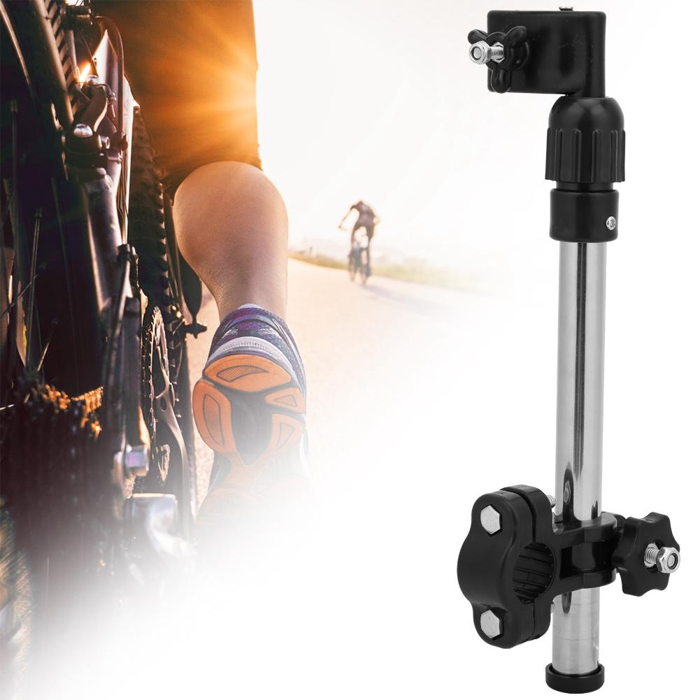 Silver Thicken Stainless Steel Bike Sunshade Umbrella Support Bracket Bicycle Cycling Mount Stand AccessoryCycling