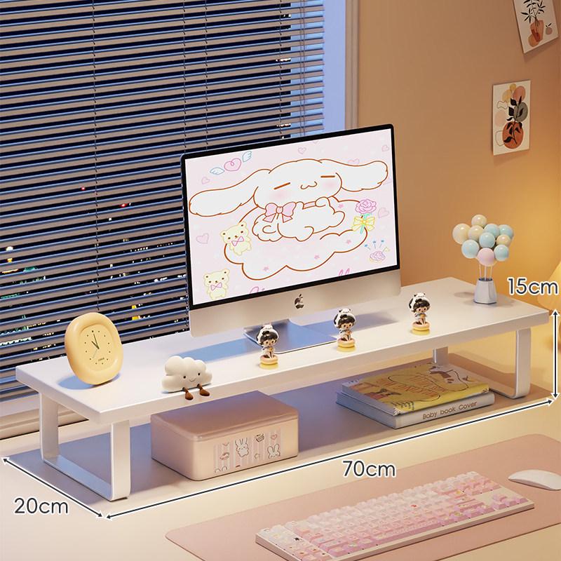 Monitor Stand with Cooling Base: Desktop and Laptop Lifting Bracket for Students