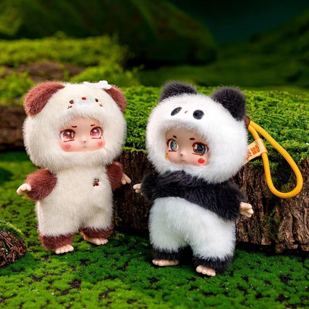 Anime Figur Vinylpuppe Plüsch Schlüsselanhänger Schal Tier Actionfigur Plüschtier Schlüsselanhänger Weihnachtsgeschenk