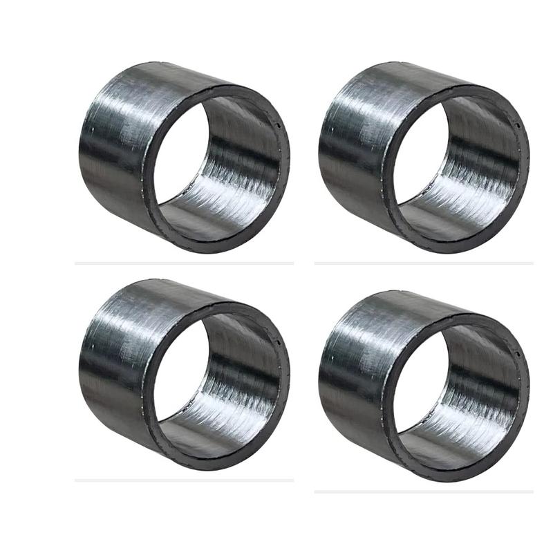 4PCS 54X62X30mm Motor Muffler Exhuast Pipe Gasket For Kawasaki Concours14 ZG1400 15-22 Ninja1000SX ZX1002 21-23