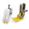 1Pcs Flat Wagon T952 Wrinkle Presser Foot Adjustable Steel Closing Lockstitch Presser Feet Plastic Sewing Machine Accessory
