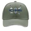 Modern Helsinki Finland Cross Travel Sandwich Baseball Cap Sun Cap Outdoor Workouts Hat