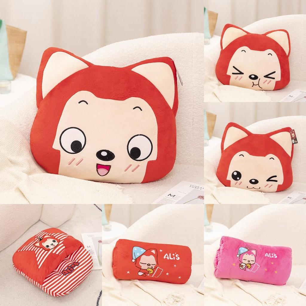Fox The Ali Plush Pillow Hand Warmer Slippers Cartoon Toy Doll Decoration Gift