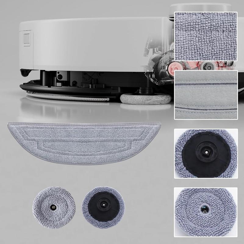 24PCS Accessories Kit For Roborock S8 Max/Maxv Ultra Robot  Vacuum Main Side Brushes Filters Mops Dust Bags Edge Mop