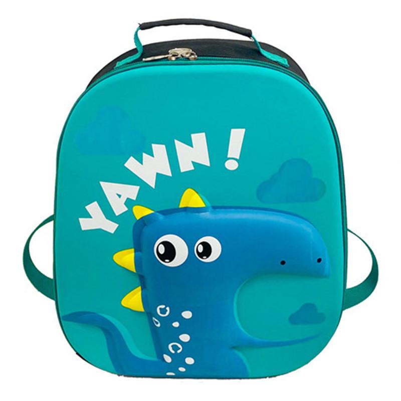 Blue Rocket Cartoon School Bag Eva Breathable Wear-resistant Shockproof Lightweight