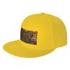 Fashion Angular City Scape Flat Brim Sun Hat  Cap Hats