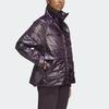 Adidas Warm Windproof Sports Stand Collar Cotton Jacket Unisex Jacket Purple FT2550