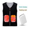 Elektrická vyhřívaná vesta, hřejivá fleece odolná proti chladu s možností nabíjení