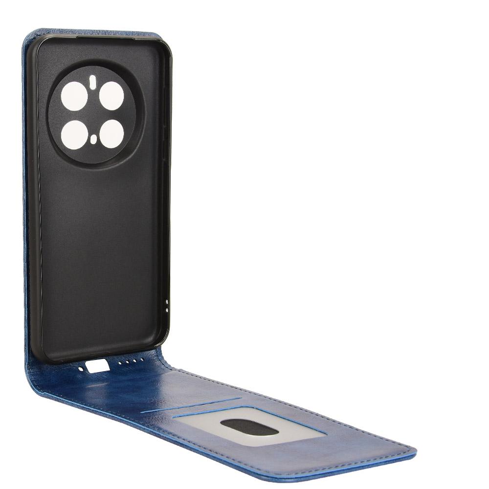 Pouzdro pro Honor Magic7 Pro 5G s přihrádkou na karty Magnetický vertikálně otevíraný kožený kryt na telefon