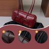 PU Leather Shoulder Bag Chic Ladies Purses for Vacation Party Outdoor Office