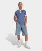 Adidas Waffle Knit Polo Shirt - Blue / Kx1230