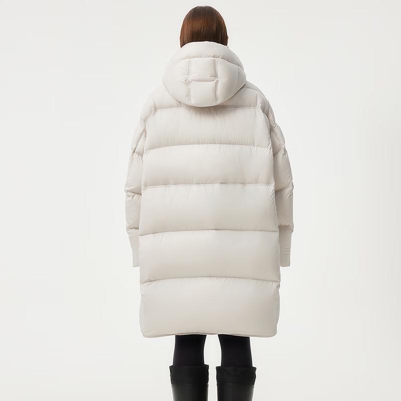 Tanbol Women's Long Hooded Duck Down Puffer Jacket