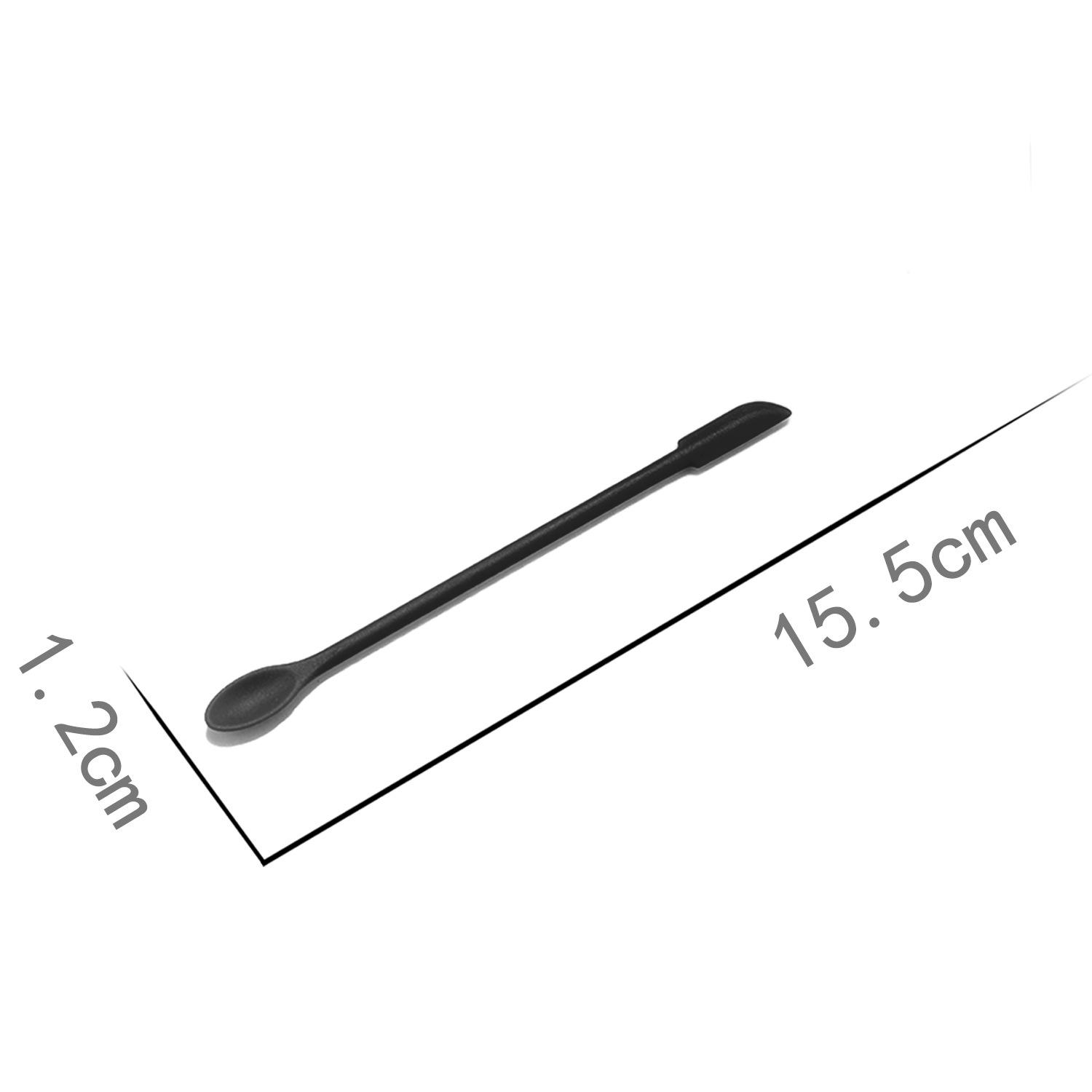

Силиконовый удлиненный скребок с двойной головкой, глубокий скребок для бутылок, мини-силиконовый шпатель с длинной ручкой 15.5cm