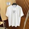 2025 100_ Cotton Simple Fashion Trend Print Breathable Casual Short Sleeve T-shirt Breathable Men's and Women's T-shirts