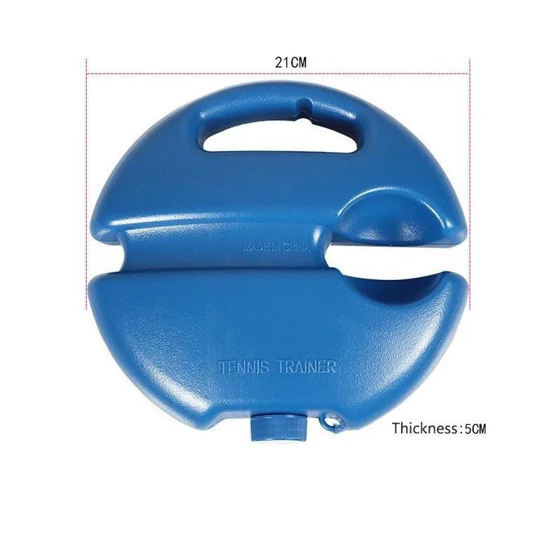 Portable Solo Tennis Rebound Trainer with Base High Elastic Rope Self-practice Tennis Training Equipment for Adults Beginners