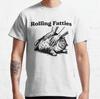 Rolling Fatties Cat Funny Fat Animal Kitten Cute White S-5XL Unisex T-Shirt