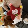 Huggable Furry Celestial Kitten Soft Cushion Alongside Loop Tie Sweet Cushioned Creature Bolster Ideal For Vacation Adornment, Room .